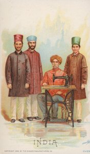 Máquina de coser, India de American School